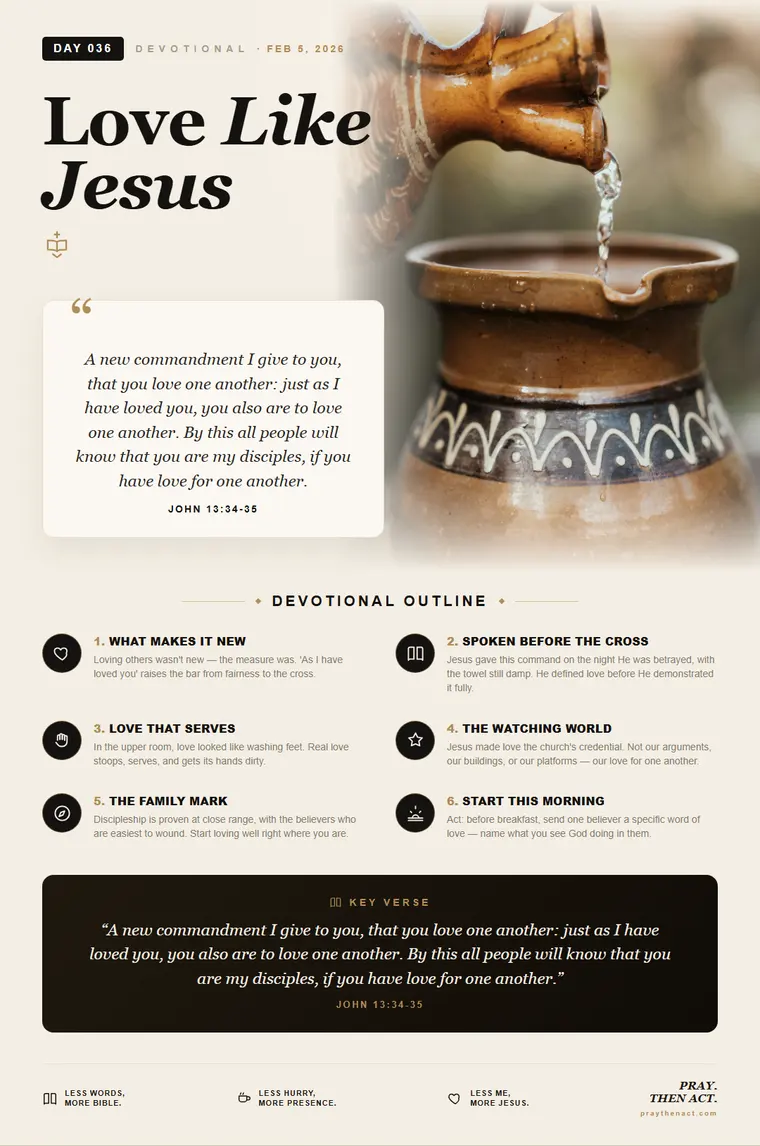 Day 036 — Love Like Jesus