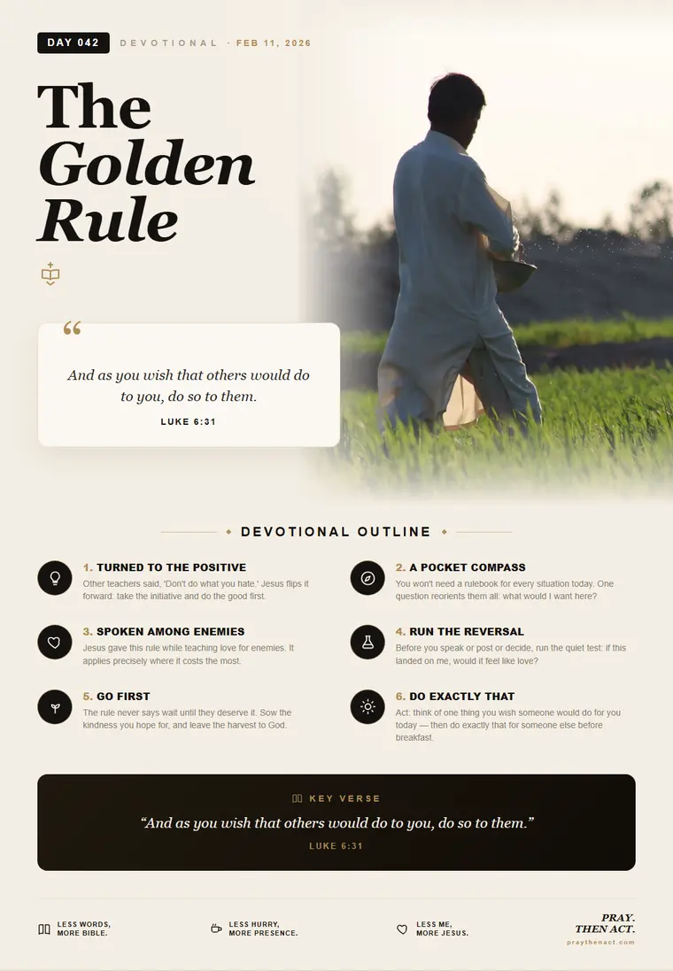 Day 042 — The Golden Rule