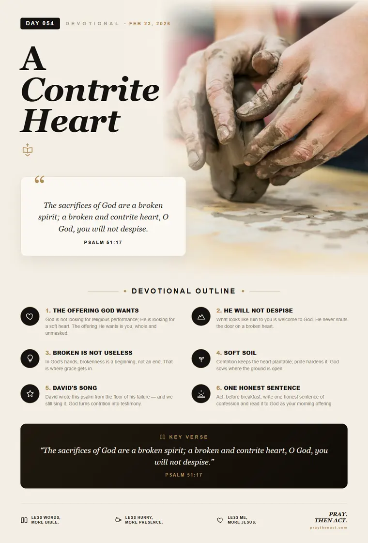 Day 054 — A Contrite Heart