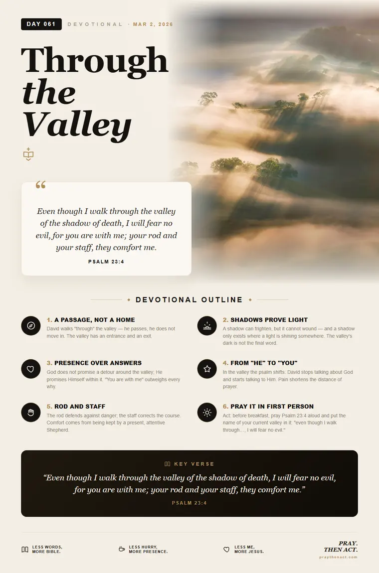 Day 061 — Through the Valley