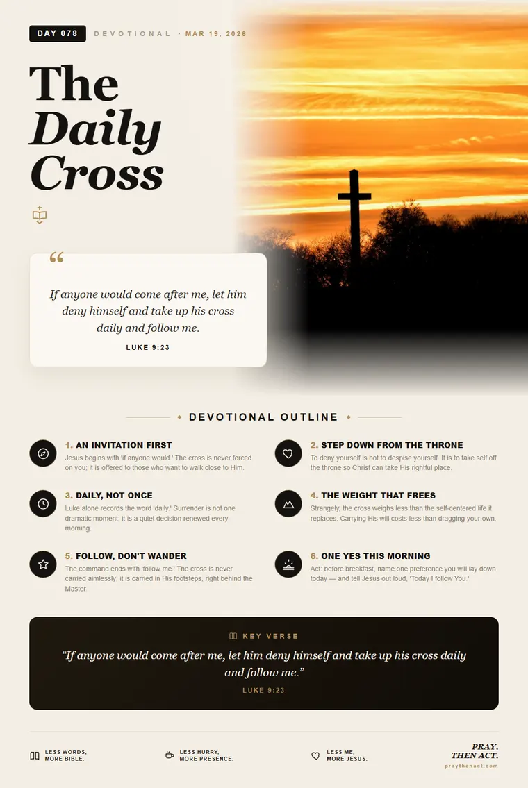 Day 078 — The Daily Cross