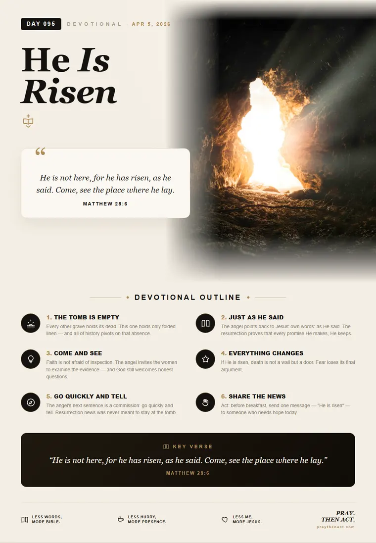Day 095 — He Is Risen