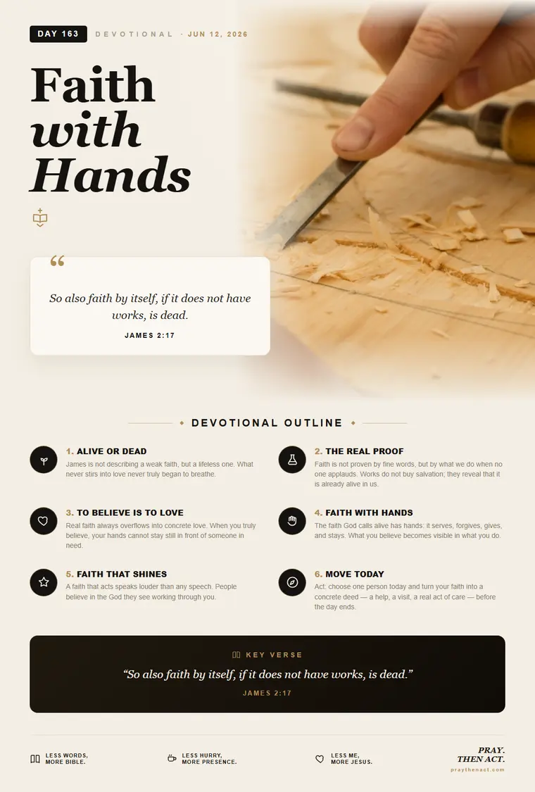 Day 163 — Faith with Hands