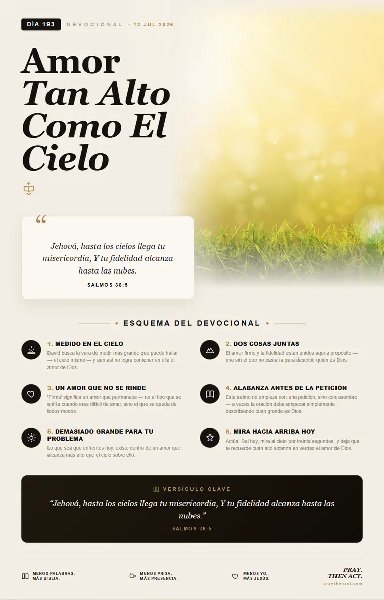 Día 193 — Su Amor No Termina
