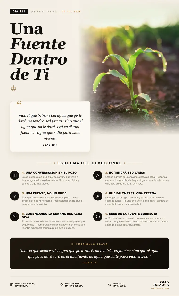 Día 211 — Un Rumbo que Permanece