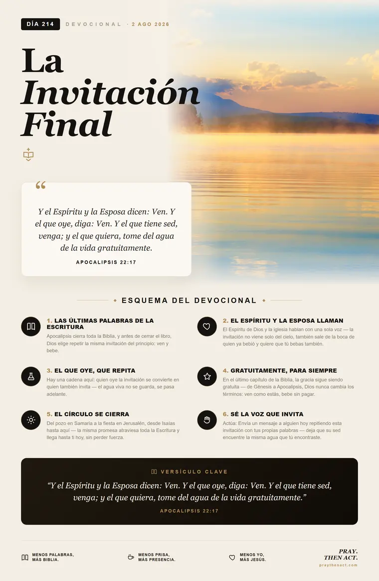 Día 214 — La Palabra que Abre Todo