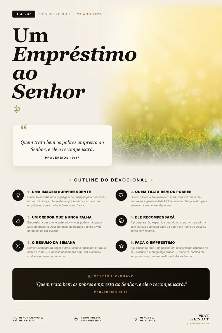 Dia 235 — Pelas Suas Feridas