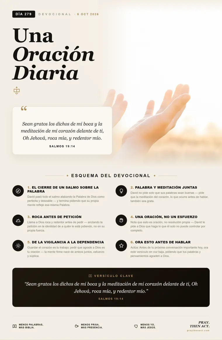 Día 279 — Hambre de la Palabra