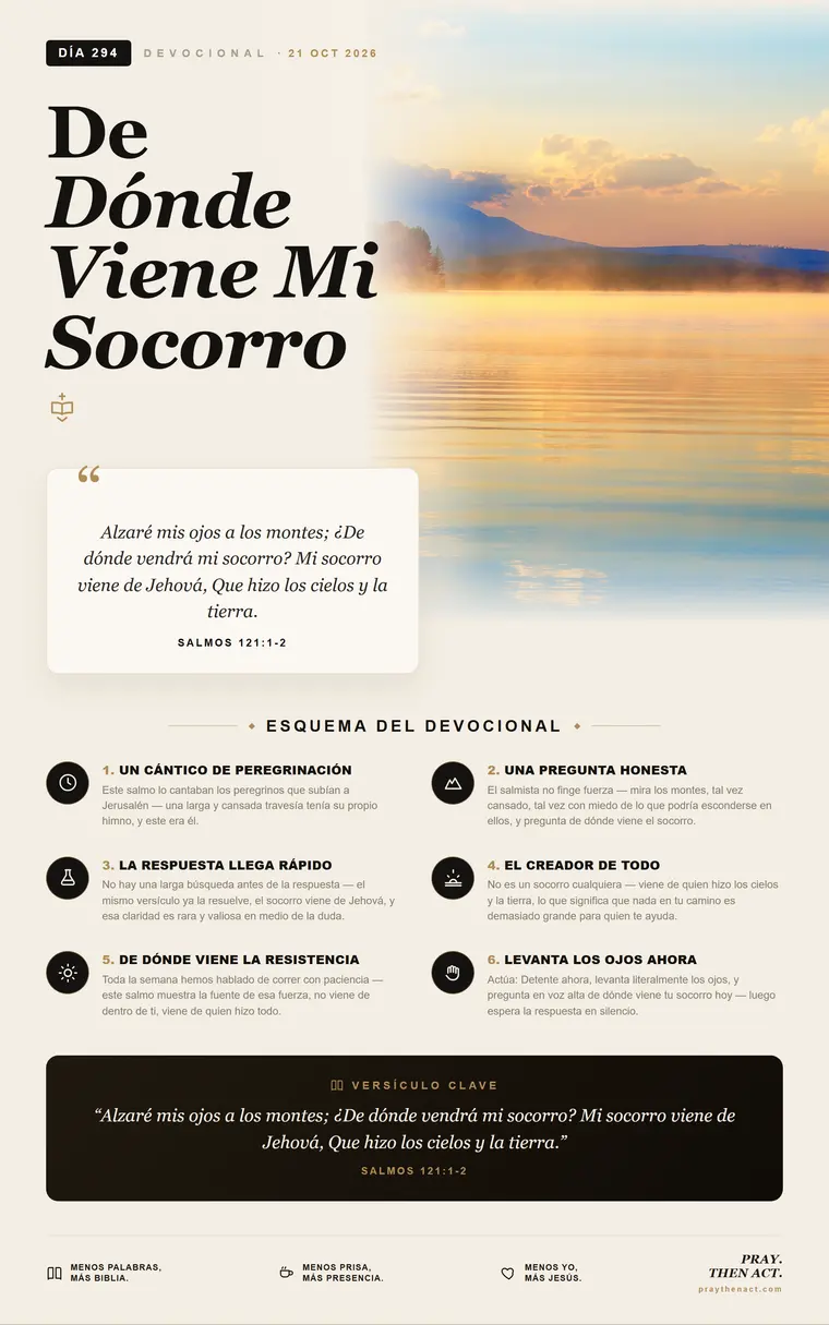 Día 294 — Yo Os Haré Descansar