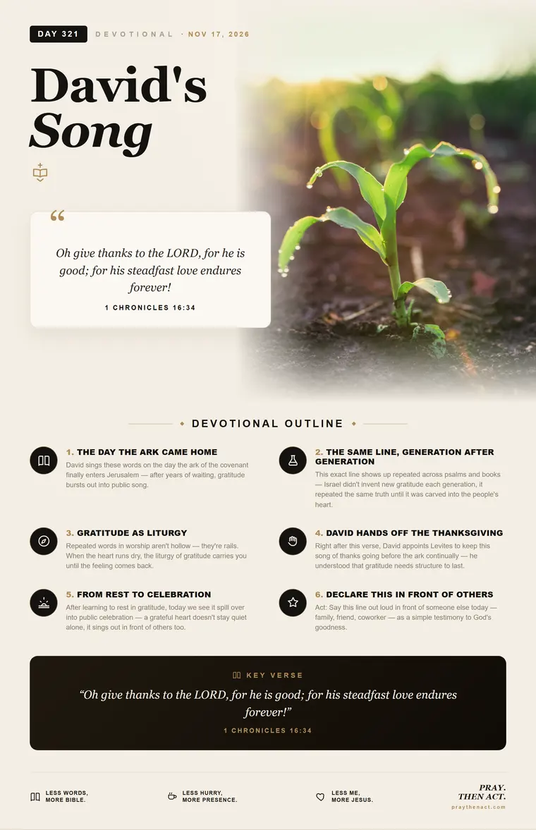 Day 321 — In Him We Live