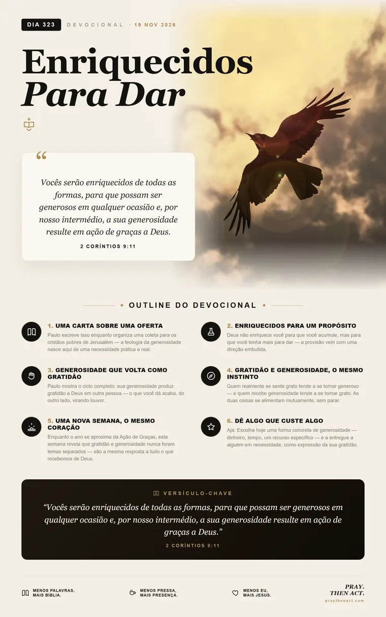 Dia 323 — Por Que Você Espera?