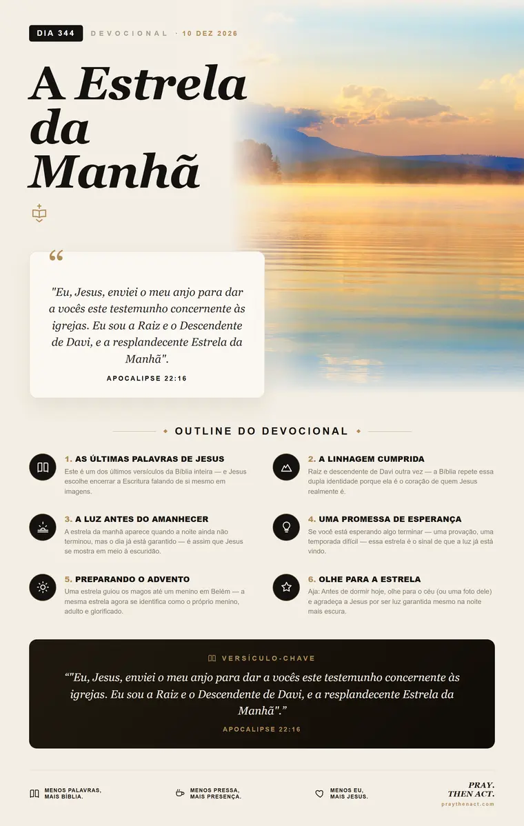 Dia 344 — A Vontade de Deus para Você